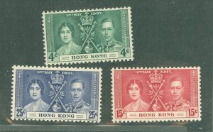 Hong Kong #151-153  Single (Complete Set)