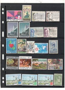 PHILIPPINES COLLECTION ON STOCK SHEET MINT/USED