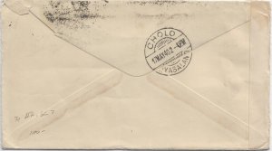 Malmulo Nyasaland to McClave, CO 1940 Nyasaland censor Ty IIA, Sc 7 (C5551)