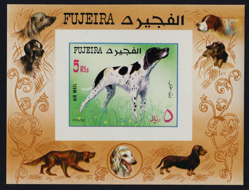 Fujeira MIBK 38B MNH Dogs, Pointer