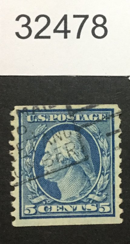 US STAMPS #458  USED   LOT #32478