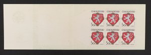 Czechoslovakia 1986 #2596a Booklet(10 stamps), City Arms, MNH.