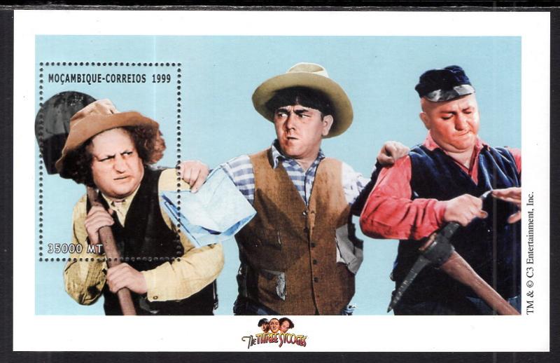 Mozambique 1336L Three Stooges Souvenir Sheet MNH VF