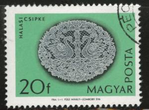 Hungary Scott 1570 Used Lace stamp