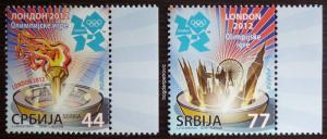 2012 SERBIA - COMPLETE SET (MNH)! olympic games london england uk sport I9