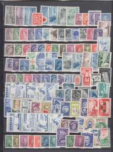 Z7129 J L,Stamps canada mnh/mh lot many mnh nice condition
