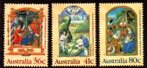 AUSTRALIA 1159-61 MNH SCV $2.80 BIN $1.70 RELIGION