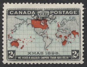 Canada #86 2c Map Stamp F-VF Mint OG Hinged