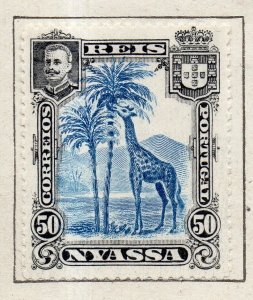 Nyassa 1901 Early Issue Fine Mint Hinged 50r. NW-269900