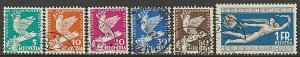 EDSROOM-9446 Switzerland 210-215 Used 1932 Complete Disarmament CV$27.60