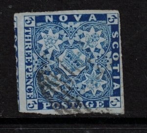 Nova Scotia #2 Very Fine Used With Large Margins **With Certificate**