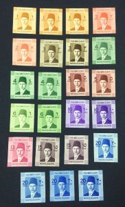 MOMEN: EGYPT 1937-40 TRIAL COLOR PROOFS CANCELLED BACK LOT #61008