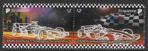 SINGAPORE SG1811a 2008 SINGAPORE GRAND PRIX  MNH