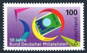 Germany 1939, MNH. Michel 1878. German Philatelists, 50th Ann. 1996.