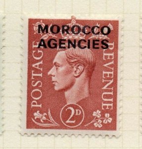 Morocco Agencies 1950 Early Issue Fine Mint Hinged 2d. Optd NW-184146