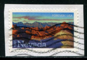 4907 US (49c) Nevada Statehood SA, used on paper