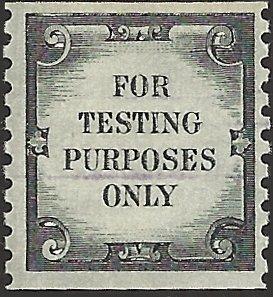 # TD107b VIOLET DEFACEMENT LINES MINT NEVER HINGED