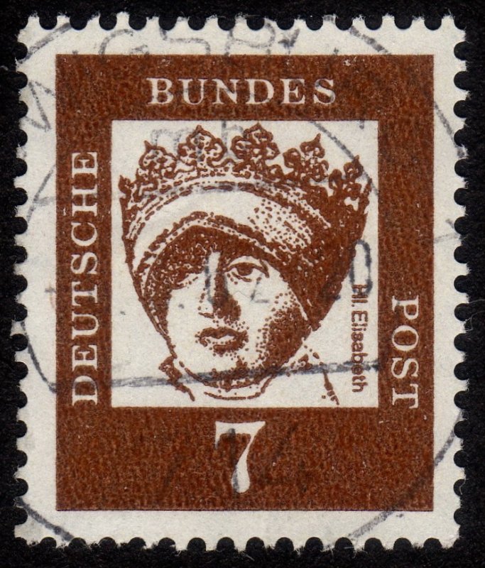 1961, Germany, 7pfg, Used, Sc 825