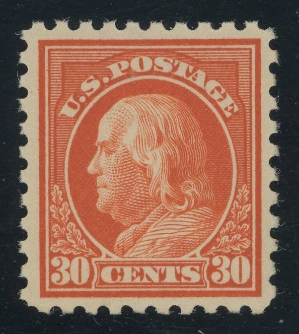 USA 439 - 30 cent Franklin perf 10 - VF/XF Mint light hinged - PF Certificate