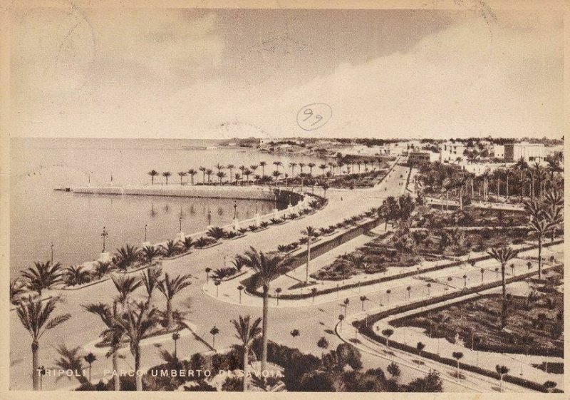 1939 Libya, N° 158/16 + Pa 13a Fiera Di Tripoli La Series Su Postcard Viaggiata