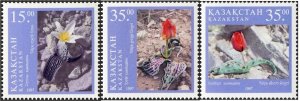 Kazakhstan 1997 MNH Stamps Scott 197-199 Flowers Tulips