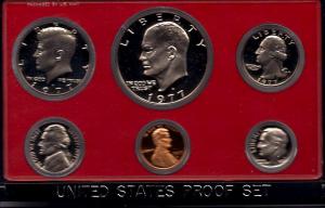 1977 US PROOF SET IN ORIGINAL PRESENTATION CASE FROM US MINT