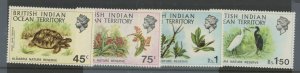 British Indian Ocean Territory #39-42 Unused Single (Complete Set) (Fauna) (Flora)