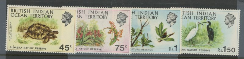 British Indian Ocean Territory #39-42 Unused Single (Complete Set) (Fauna) (Flora)