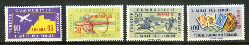 TURKEY 1670-1673  MNH SCV $1.30 BIN $0.70 POSTAL