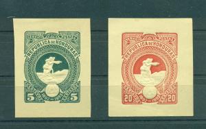 Honduras cut squares (2) mint