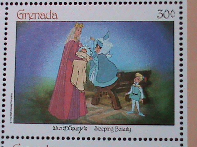 GRANADA- DISNEY CARTOON-SLEEPING BEAUTIFUL FULL SHEET MNH-VERY FINE