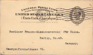United States District of Columbia Washington 1910 machine  2c Liberty Postal...