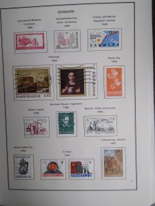 collection on pages Denmark 1989-92 CN: CV $124