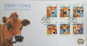 JERSEY FDC 2013 JERSEY COWS