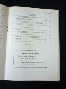 HARMER AUCTION CATALOGUE 1966 BAVARIA BREMEN HAMBURG HANOVER PRUSSIA 'GERRISH'