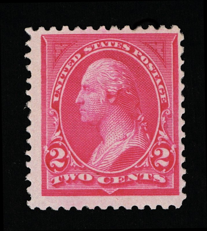 VERY AFFORDABLE GENUINE SCOTT #250 FINE MINT OG NH 1894 2¢ CARMINE TYPE-I #11661