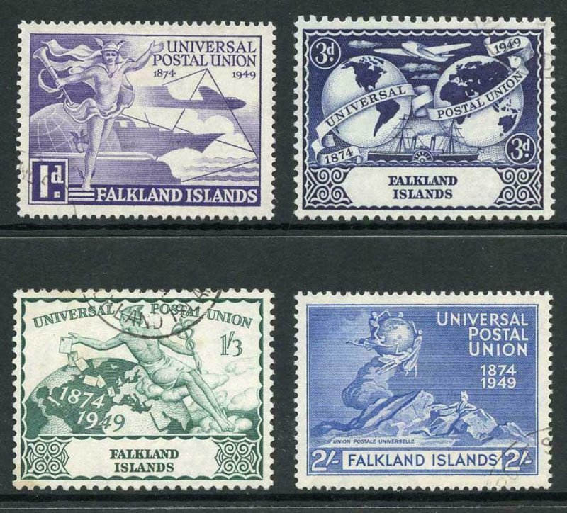 Falkland Is SG168/71 1949 UPU Set of 4 Superb Used