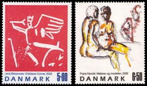 Denmark 2002 Scott #1235-1236 Mint Never Hinged