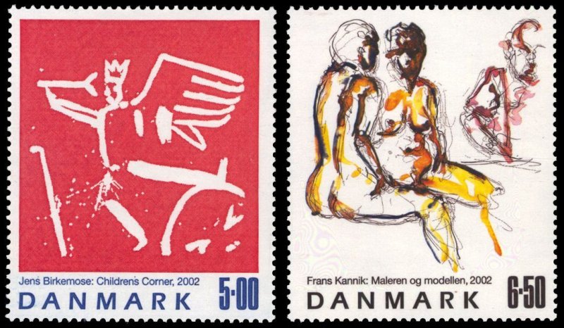 Denmark 2002 Scott #1235-1236 Mint Never Hinged