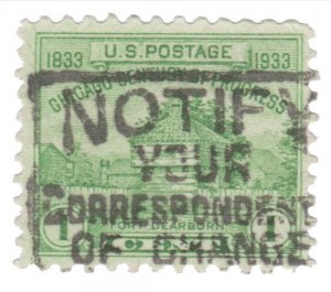 UNITED STATES STAMP. 1933. SCOTT # 728. USED. # 2