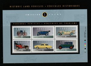 Canada 1490 Miniature Sheet Set MNH Cars
