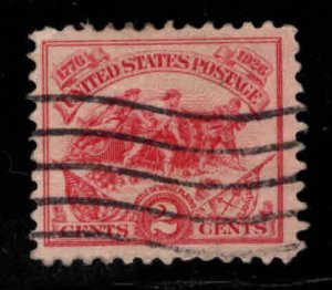 USA Scott 629 Used 2c Red  stamp