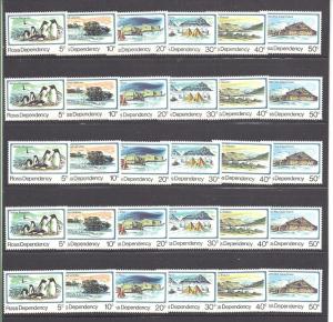 Wholesale Lot. Ross Dependency L12-L20 5 sets (NH)