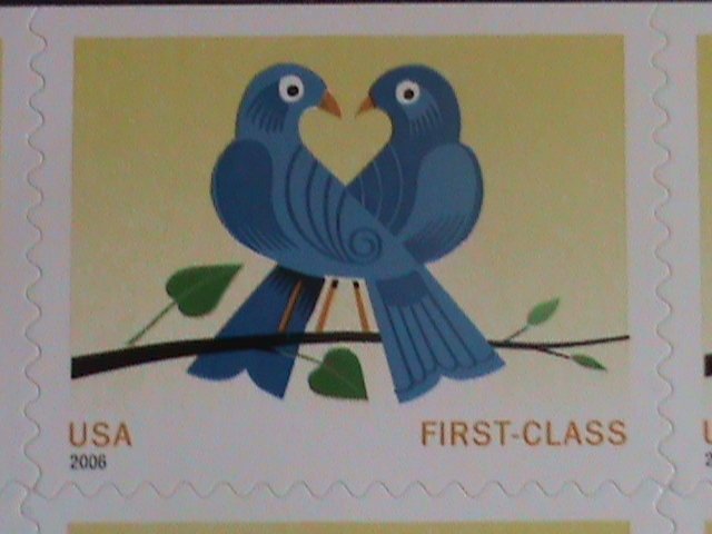 ​UNITED STATES-2006-SC#3976 -LOVE-DOUBLE BLUE BIRDS- MNH BOOKLET OF 20 - VF