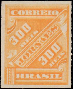 Brazil #P6, Incomplete Set, 1889, Mint No Gum