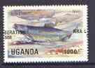 Uganda 1986 Radcliffe's Barb 1,000s with NRA Liberation o...