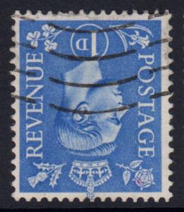GB KGVI 1950 SET of Pale Colours Wm Inverted SG503Wi-507Wi Fine Used