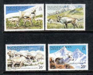 Falkland Islands Dependencies Caribou 1L62-65  MNH  VF