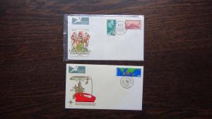 South Africa 1965 1973 FDC x 10 Langenhoven Antarctic Communications Bible etc 