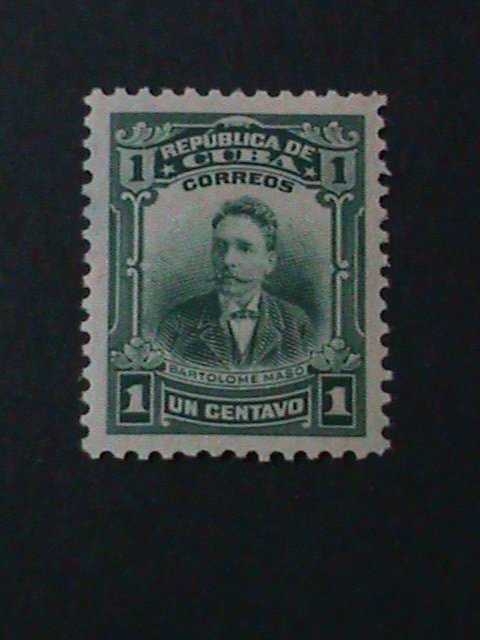​CUBA-1910-SC#239  BARTOLOME MASO MH -114 YEARS OLD STAMP -VERY FINE